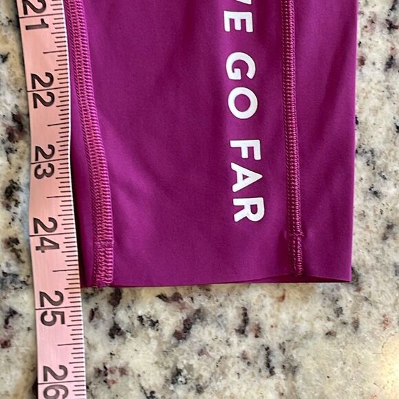 Lululemon X Peloton Women Together We Go Far Fast Free Legging Fuchsia Sz 4 NWOT - Picture 11 of 11